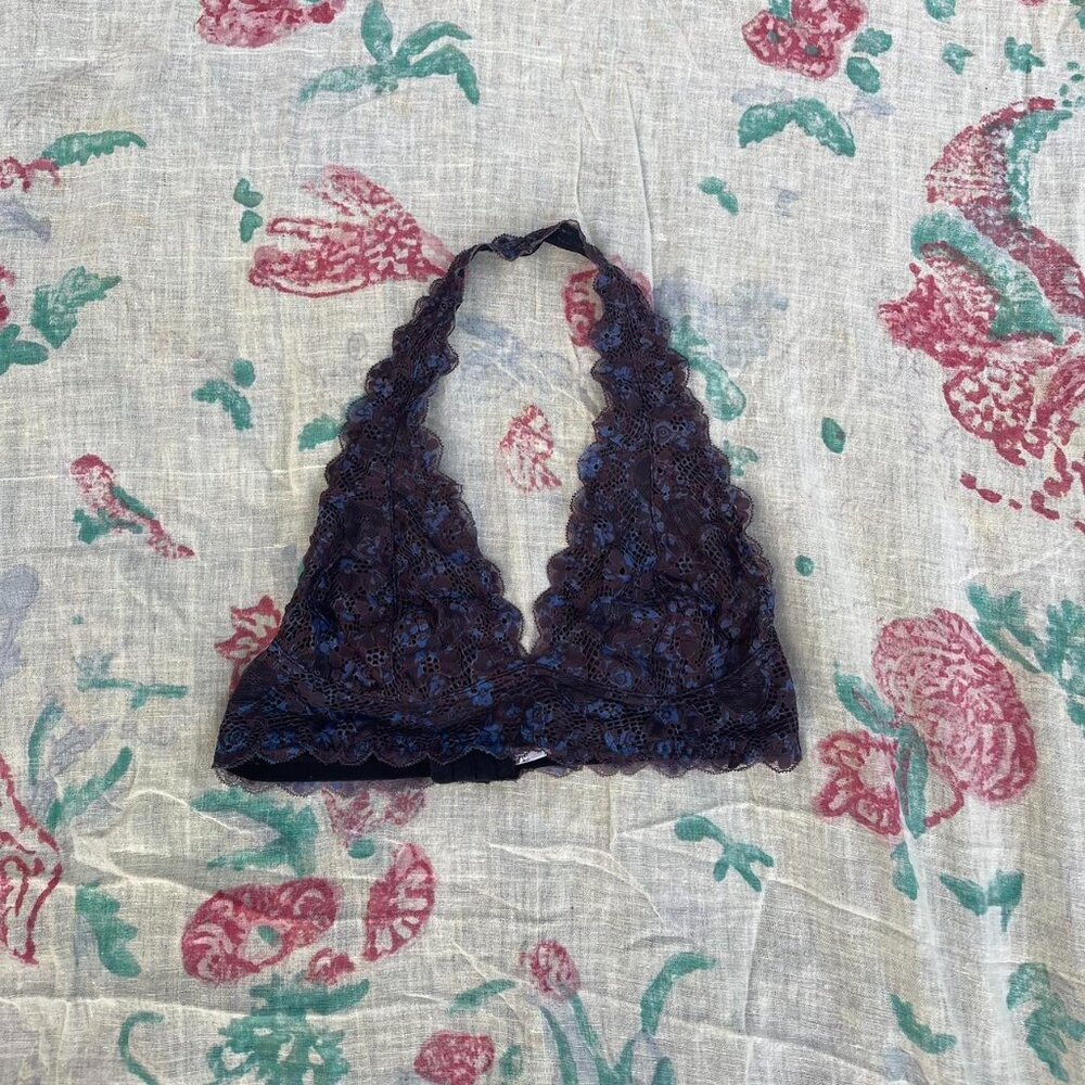 free people intimately galloon lace halter bralette